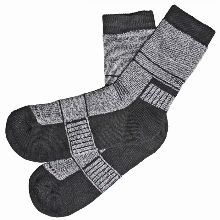 MFH thermal socks, "Alaska", grey/black